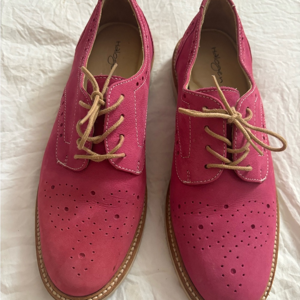 Hush Puppies Women's Pink Oxford Shoes